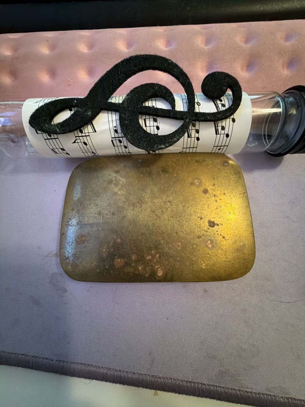 Vintage Solid Brass Belt Buckle